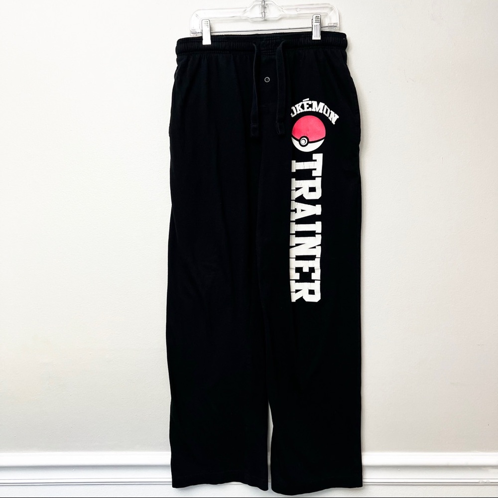 Pokémon Trainer Mens lounge sleepwear pajama pants black size XS
